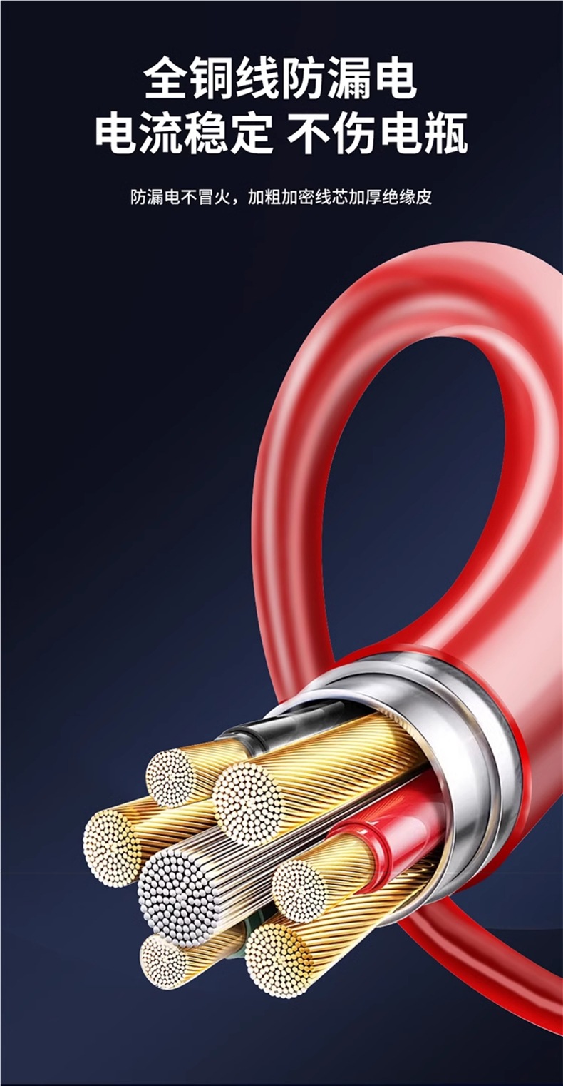Car Battery Jumper Cables Pure Copper Jump Wires for Starting Engines