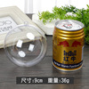 Transparent plastic accessory, pack, decorations