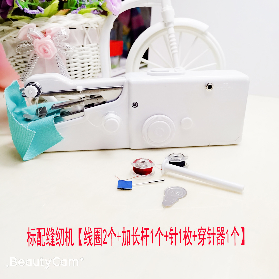 クロスボーダーポータブル家庭用ミニチュアハンドヘルド電動ミシンミニ手動ミシン handystitch101