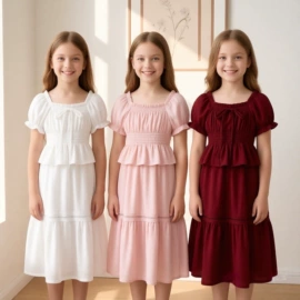 童T恤;童套装;童半身裙