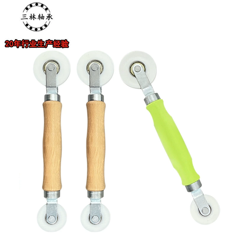 Производитель прямой подает светодиодный подсветка деревянный шкив инструмент COB световой ремень 5-8 ° Пластик зеленый ручка лампа с прижимным колесом