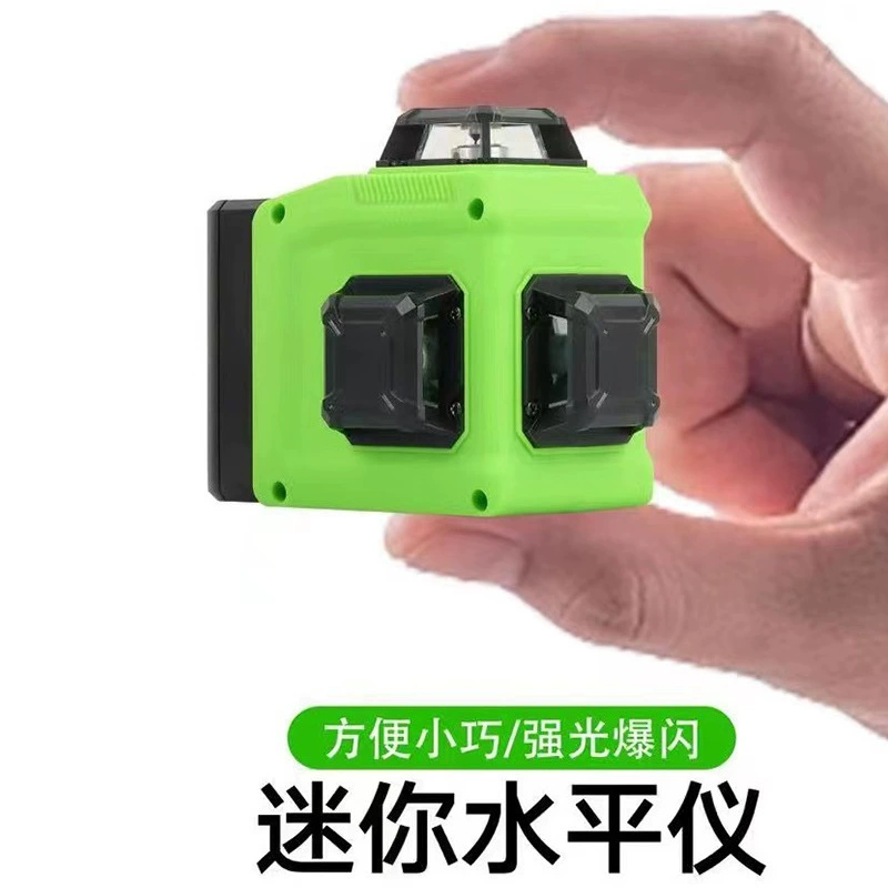 Мини 12-линейный 16-линейный измеритель уровня высокой точности сильный свет тонкая линия инфракрасный измеритель уровня настенный вентилятор Маленький