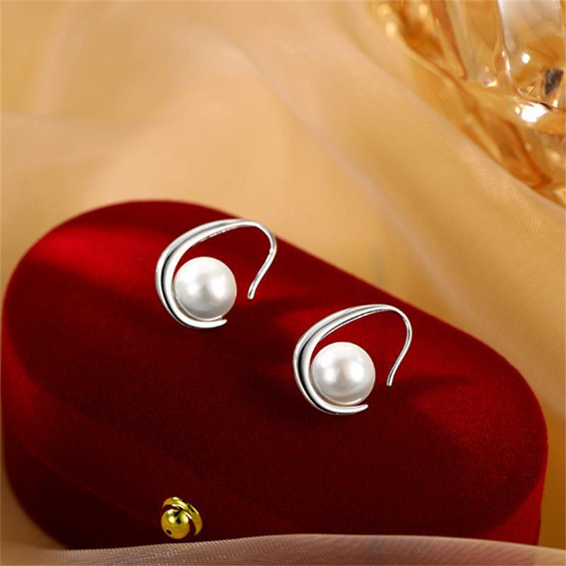 Small design elegant universal fashionable earrings pearl…