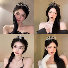 公主皇冠生日快乐成年头饰女神王冠道具创意装饰发箍头箍儿童新娘