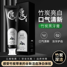 YAYASHI 竹炭洁白牙膏减轻牙渍洁净牙齿薄荷清新口气100g