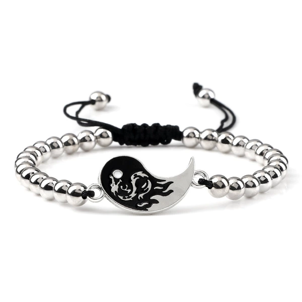 White woven bracelet