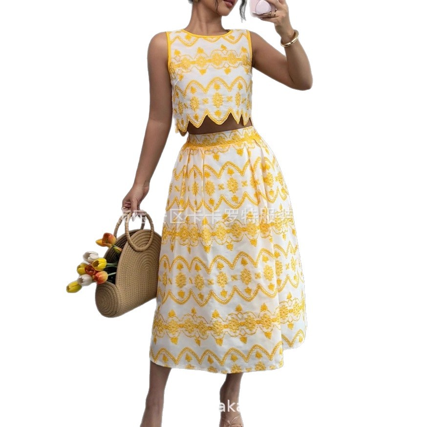 2025 comercio exterior transfronterizo ropa de mujer shein vestido Amazon verano nuevo vestido de mujer productos finales de fábrica