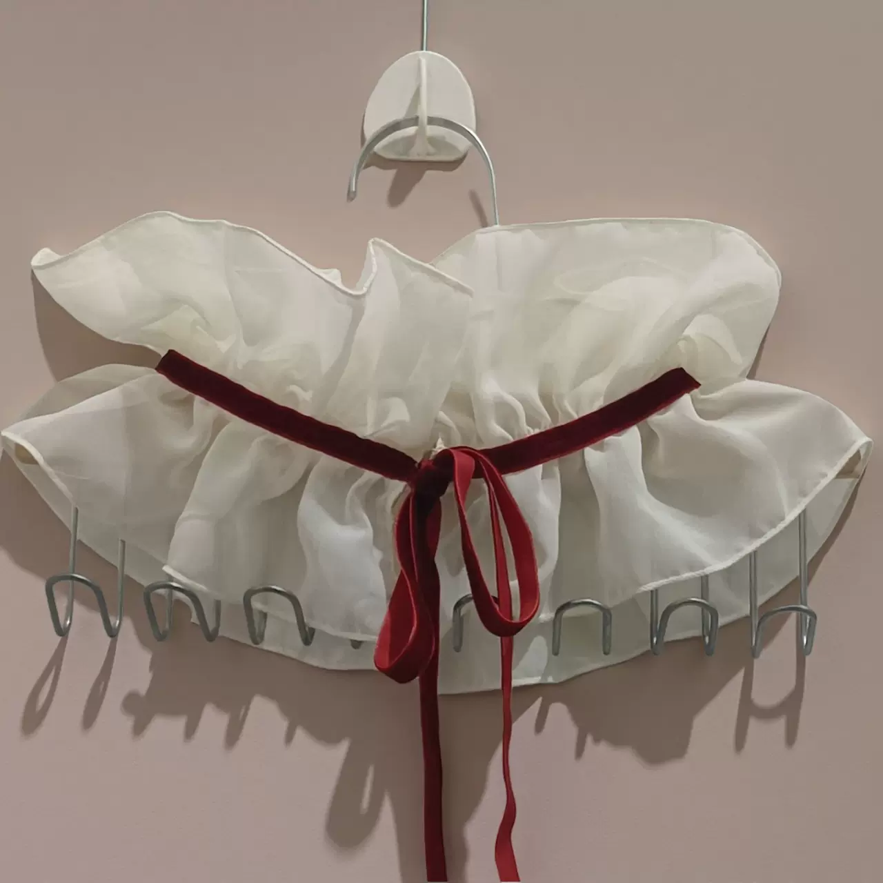 跨境 小清新雪纺围脖 宫廷拉夫领秋冬装饰假领子 亚马逊日韩