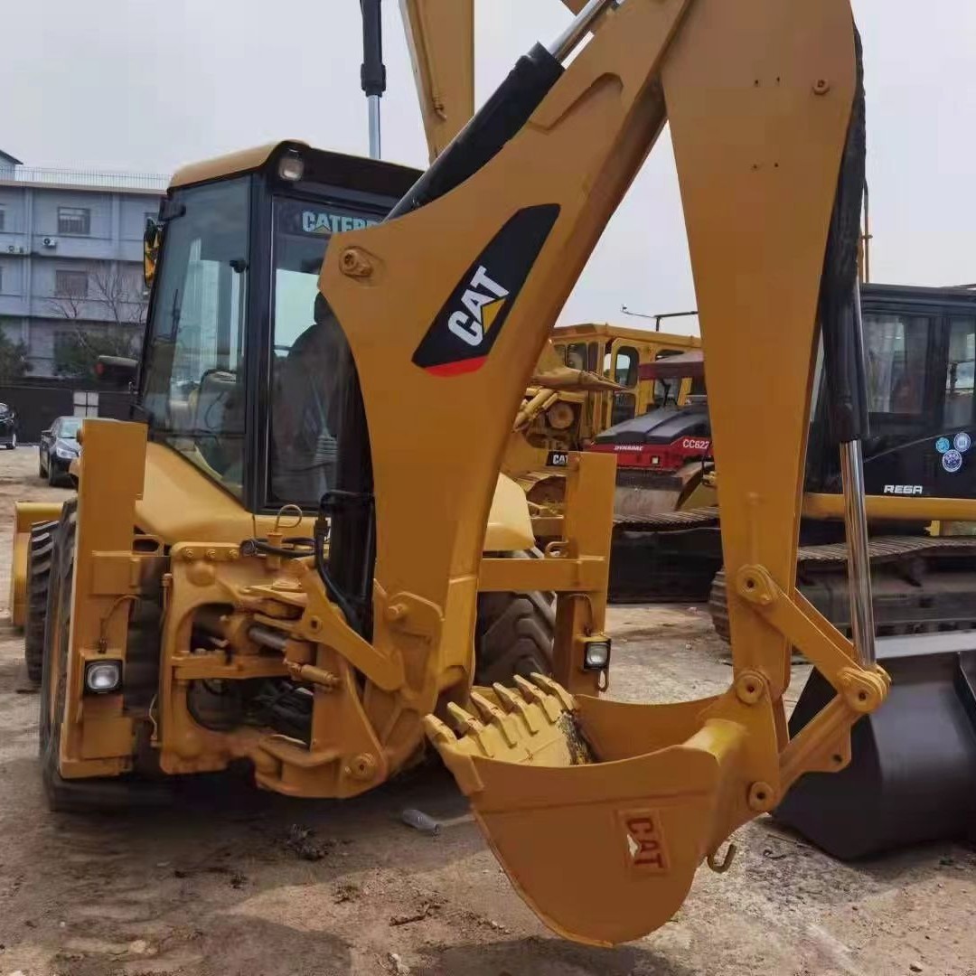 Ventas directas de comercio exterior Dos excavadoras de carga ocupadas JCB 3CX 4CX 416F CAT420F 430 430F