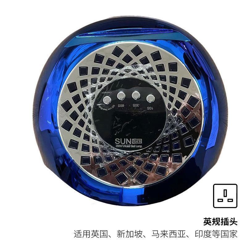 Nueva lámpara de manicuras 256W de alta potencia de manicuras luz de terapia de luz LCD colorido de visualización de luz condensada de manicuras de asado de luz Amazon