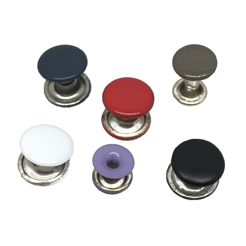 铜铁金属单面撞钉 双面撞钉 烤漆电镀符合出口标准