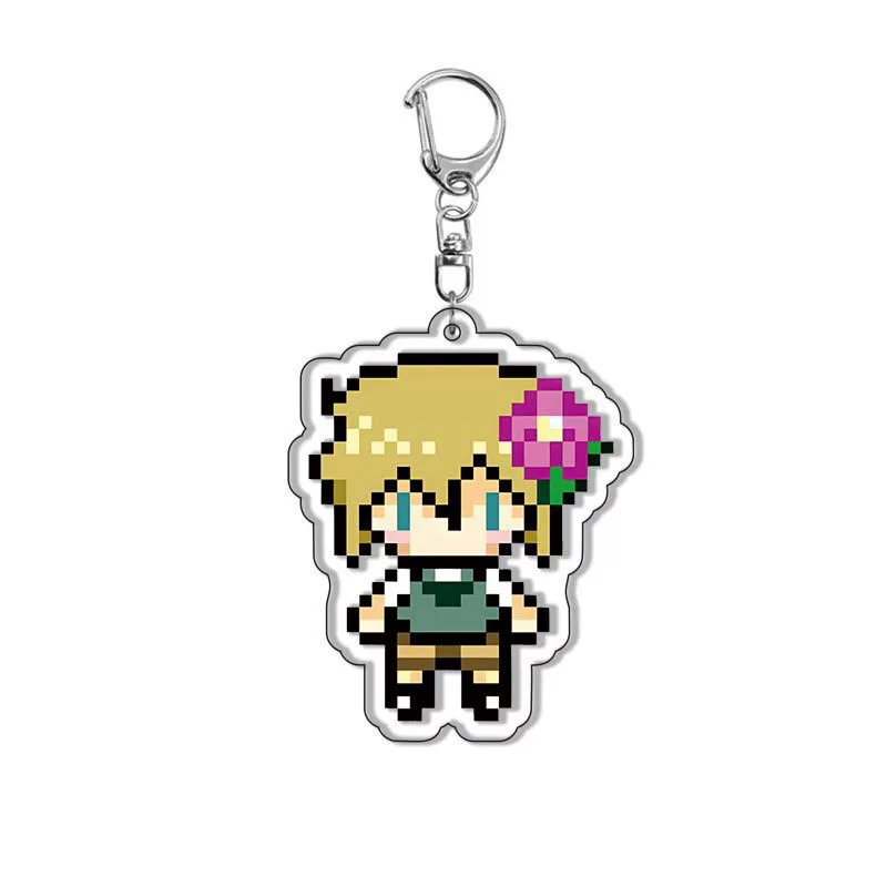Двусторонний HD-периферийные пиксели Омори Aubrica Герой Бессель Майякриел keychain