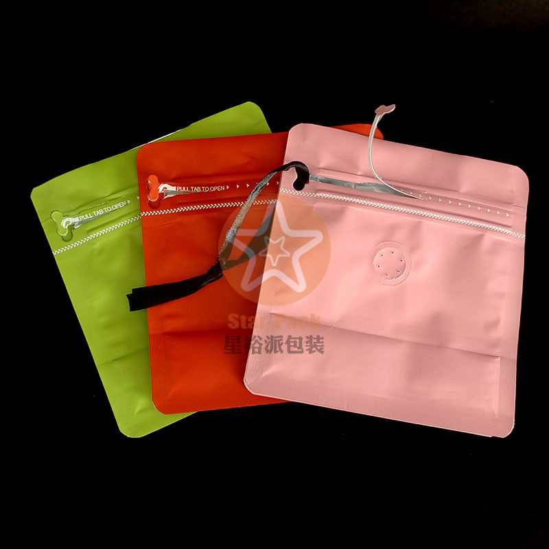 100克加厚镀铝带单向排气阀咖啡袋 Seesaw同款精美自立热封咖啡袋