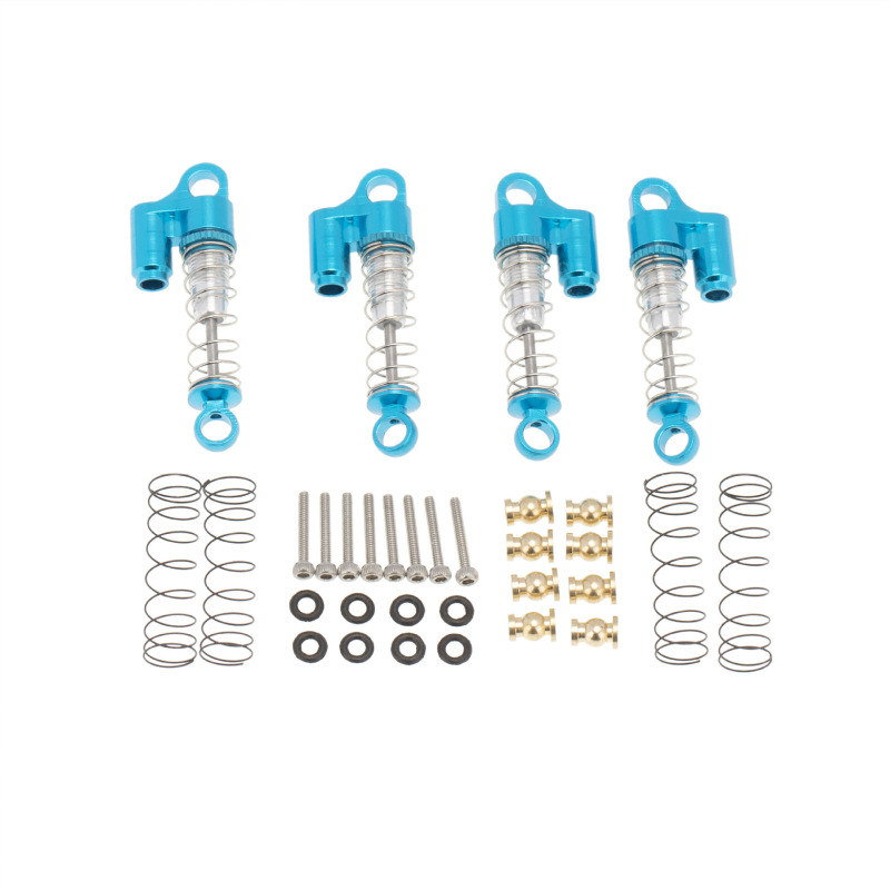 1/24シミュレーションモデルaxal scx 24 90081金属免震アルミニウム合金双筒免震器|undefined