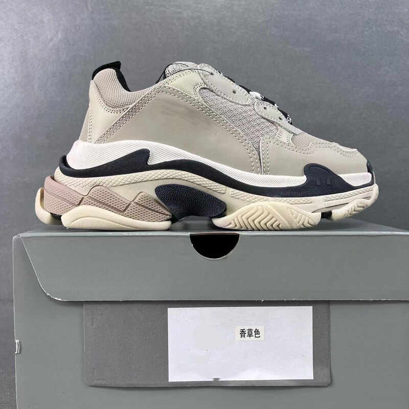 Paris Generation Triple-S Distressed Dirty Dad Shoes Versatile Trend Unisex Style