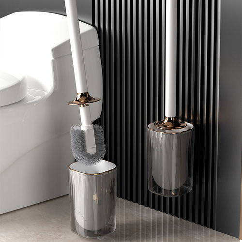 Long-handled toilet brush, no dead ends, household wall-mounted toilet toilet, toilet pit cleaning toilet set artifact