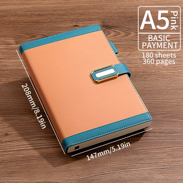 [French] 2006 A5 double schedule book - pink