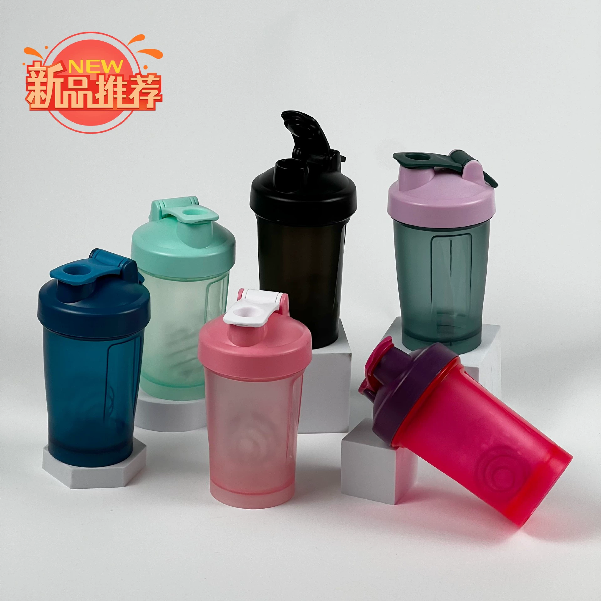 400 мл встряхивая чашка протеиновый порошок молочный стакан ручной фитнес-спорт стакан воды кружка кружка с логотипом пластиковый стакан