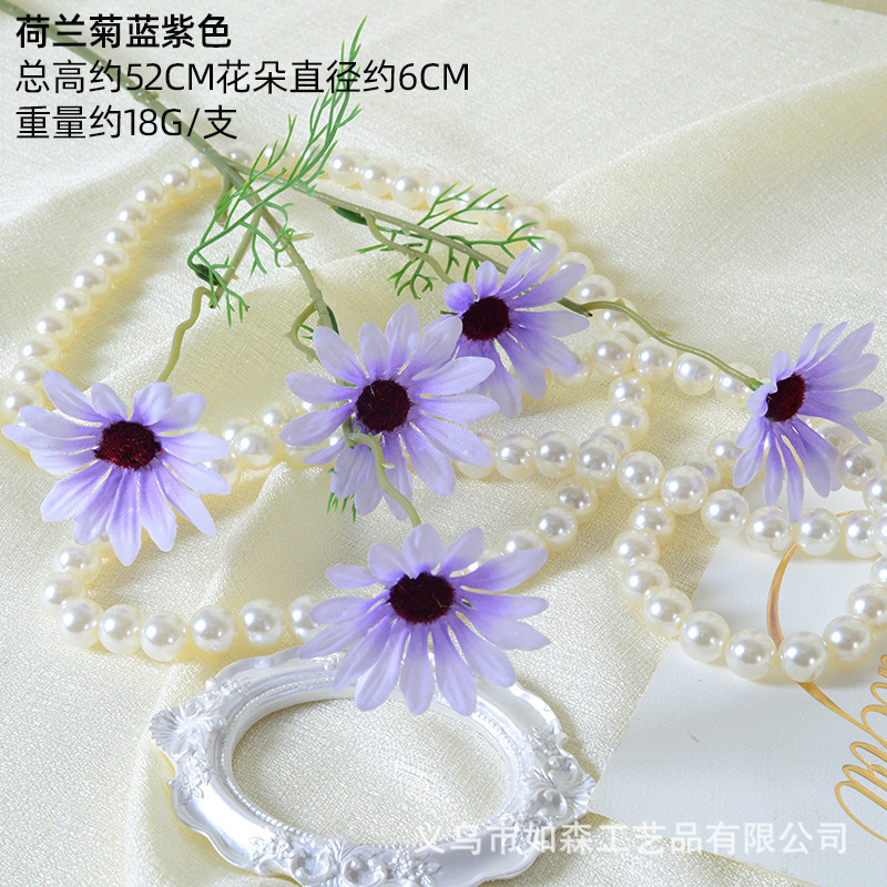 Flores artificiales moradas para bodas, estilo Monet, arreglos florales para el suelo del salón de bodas, flores de seda morado claro.