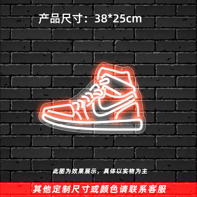 Comercio exterior especial vacaciones regalo creativo lámpara de modelado dormitorio habitación ins Lámpara decorativa zapatillas Decoración LED luz de neón