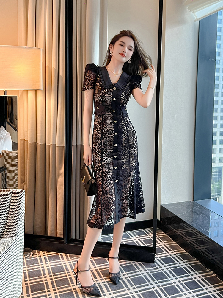 B7258 1350K VÁY ĐẦM LIỀN THÂN NỮ CHOTDNG DÁNG ÔM BODY GỢI CẢM SEXY MÙA HÈ KIỂU ĐUÔI CÁ TRÔNG TRẺ HƠN TUỔI THỜI TRANG NỮ REN G04 SẢN PHẨM MỚI