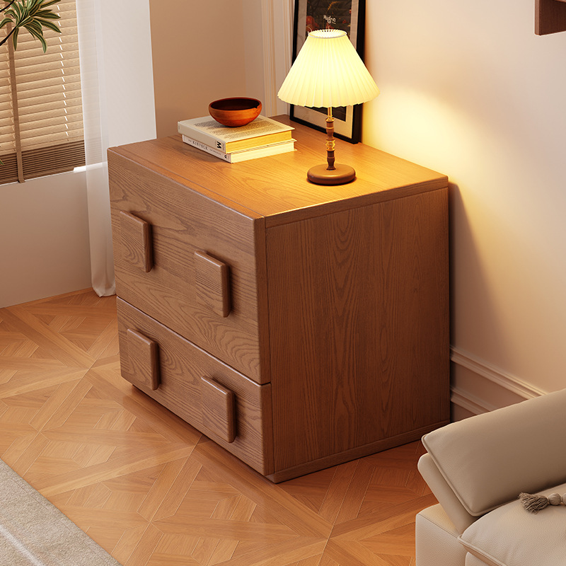 Gabinete de puerta de estilo medieval retro cabina de cabezal de cama dormitorio almacenamiento simple gabinete de televisión sala de estar armario combinado