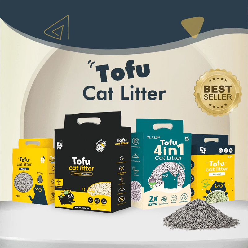 Arena para gatos transfronteriza del sudeste asiático tofu arena para gatos oem fabricación a medida arena para gatos tofu arena para gatos tofu arena para gatos litter