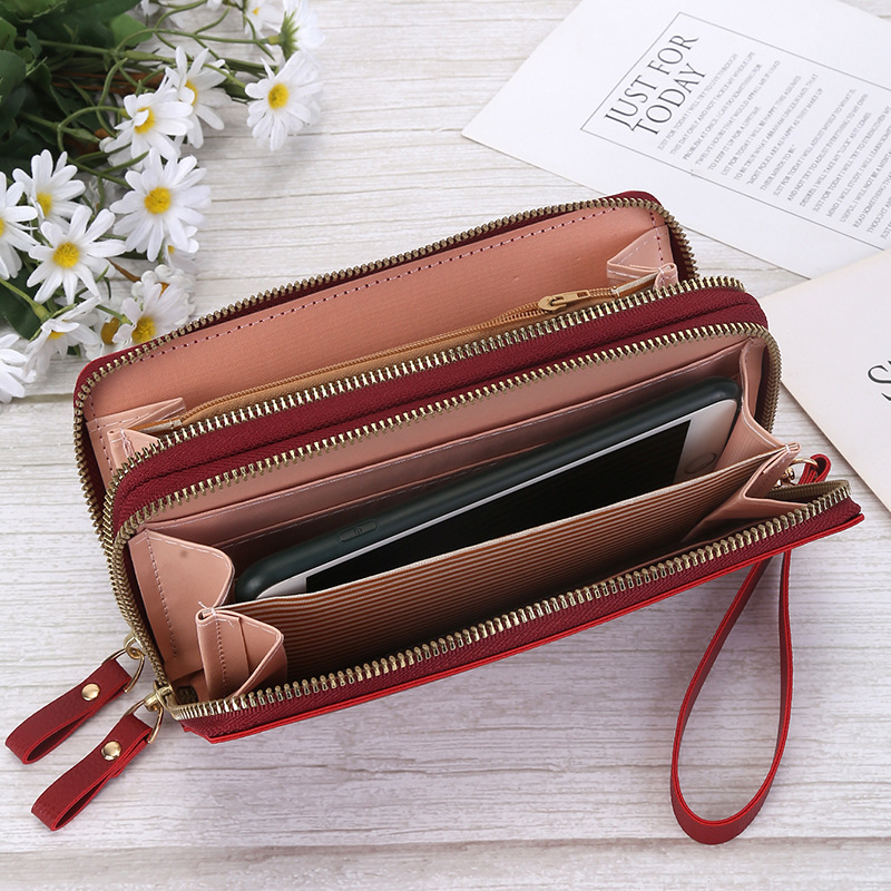 Women's Letter Pu Leather Zipper Wallets display picture 4
