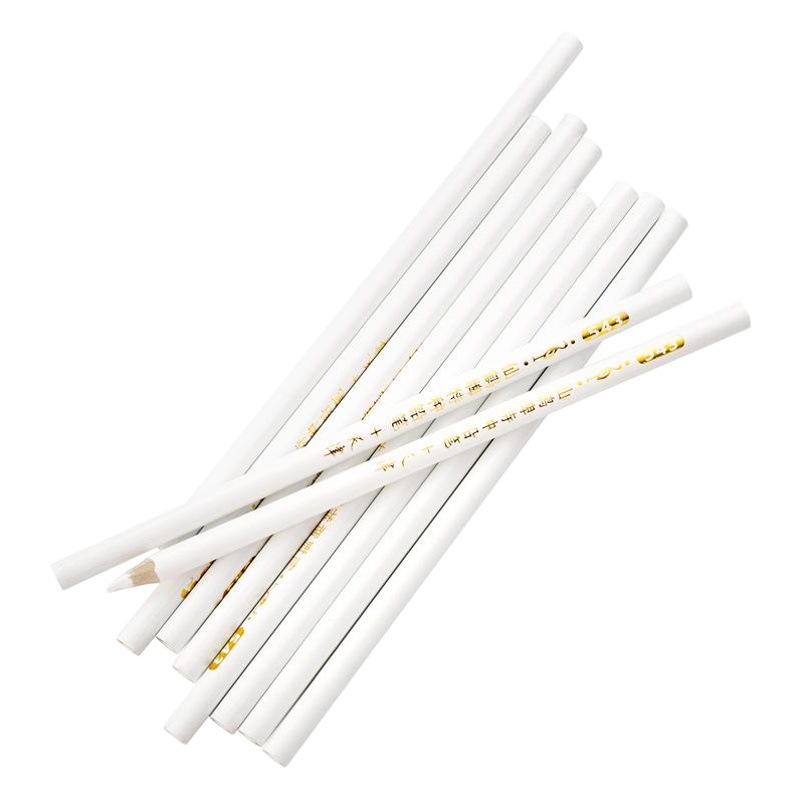 Self-adhesive White Long Nail Point Drill Pen Self-adhesive Point Drill Crayon Special Pencil Sticker Drill Nail Shop Supplies