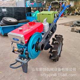 手扶拖拉机图片 8/12/15马力拖拉机 农用打田开沟除草机