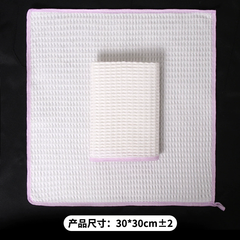 Платок/полотенце для мытья посуды из бамбукового волокна и хлопка, 25×25 см, антижир, многоразовое
