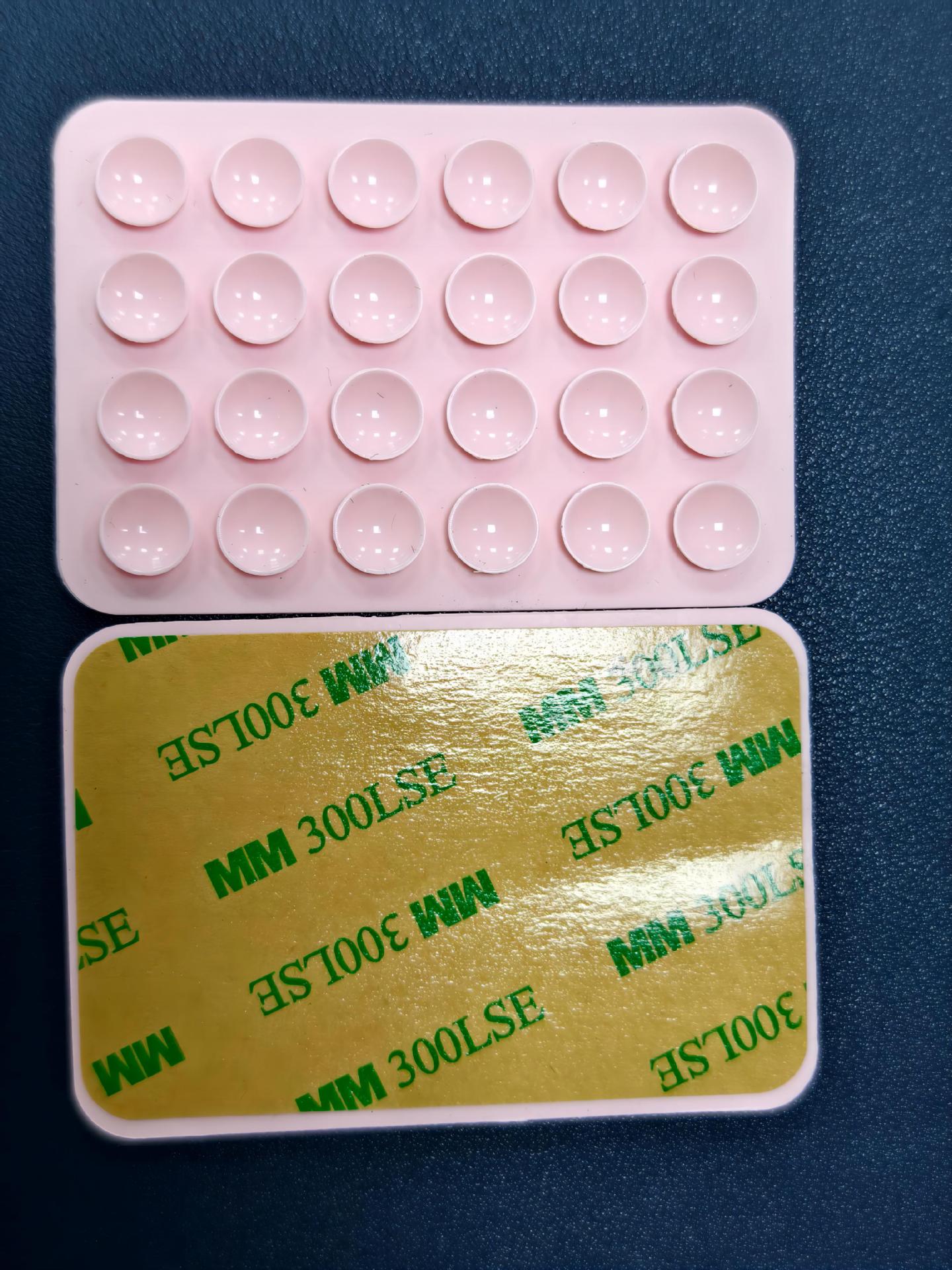 Suministro directo de fábrica de ventosa de silicona ventosa de teléfono móvil ventosa cuadrada ventosa de 24 granos ventosa de soporte para teléfono móvil ventosa de silicona de doble cara