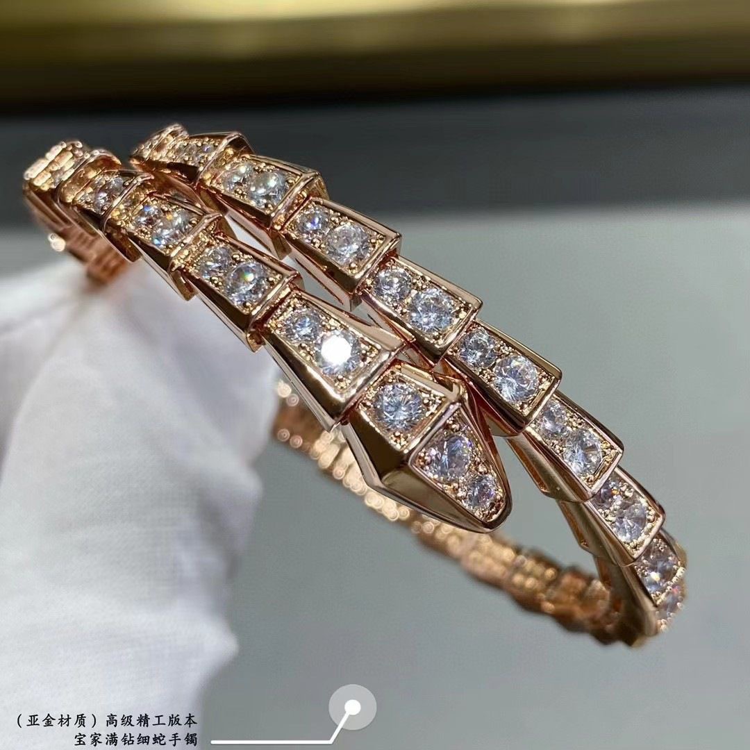 Golden bracelet, pink gold