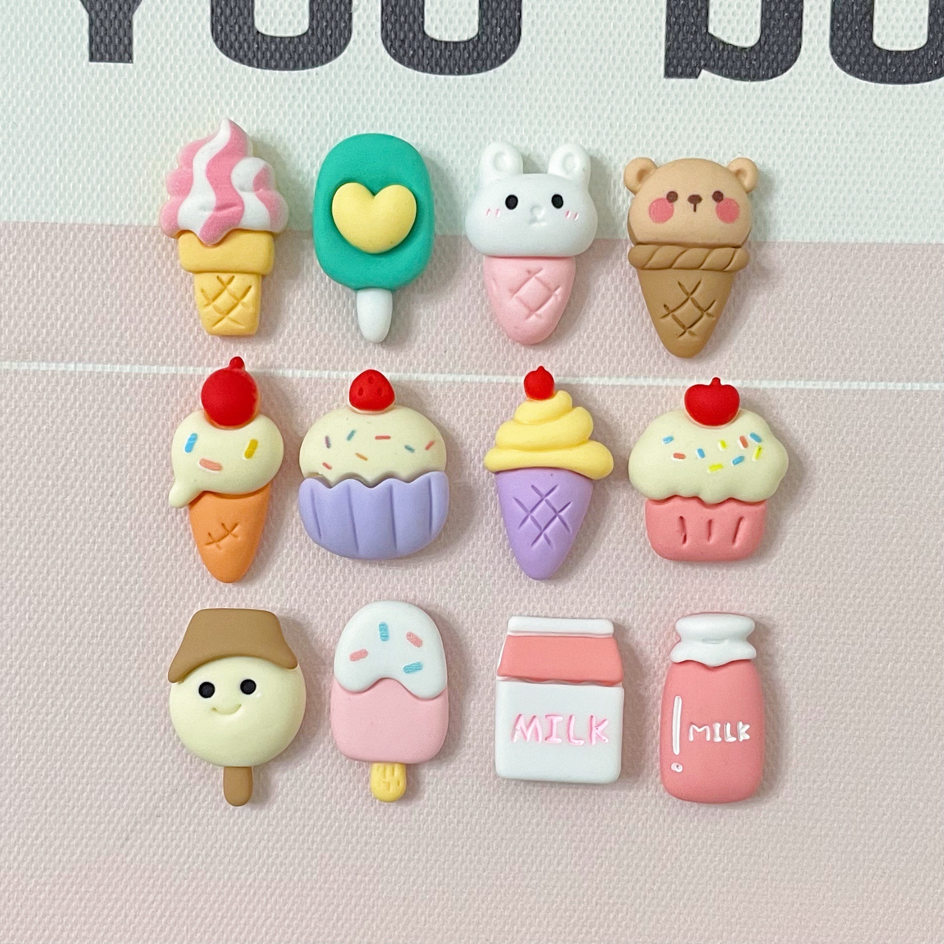 Cartoon feeding bottle for ice cream