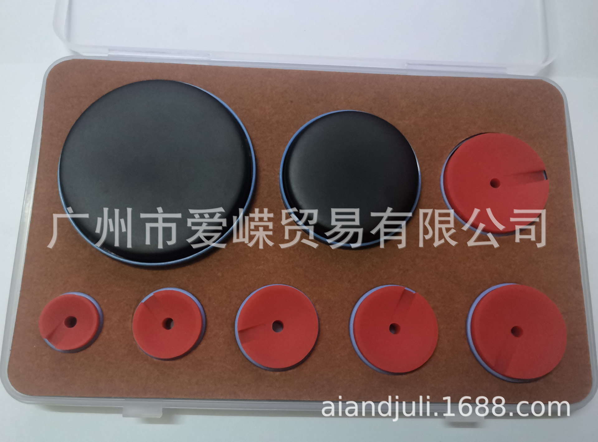 钟表工具 手表机芯胶垫套装 8件套机芯皮胶垫套装 手表机芯皮垫