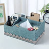 tissue Box Tissue box household a living room tea table Tissue box household multi-function Tissue box originality Square Box