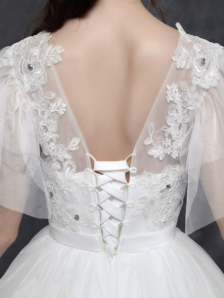 Plus size wedding dress for fat mm summer and autumn wedding dress…