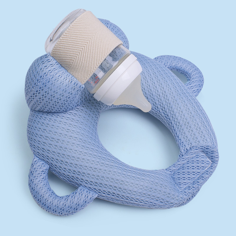 퓨어 텐셀 통기성 우유 베개 블루 - 휴대용 스타일