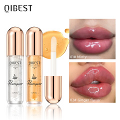 QIBEST リンパティンクルリップアンチドライエッセンスオイルリップケアエッセンスリップクリーム保湿と保湿唇