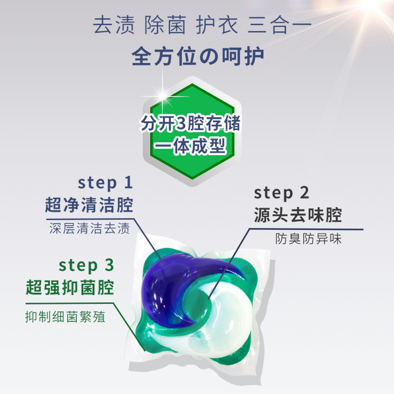 日本輸入 P&G ランドリービーズ滅菌ランドリーボール柔軟剤強力除染洗浄洗濯洗剤フォーインワン|undefined