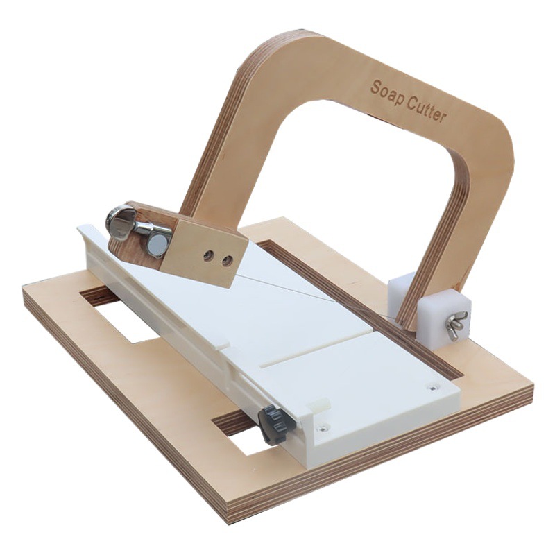 Producción de la fábrica mejorada profesional de jabón hecho a mano tipo cuchillo de jabón mesa de corte cortador de jabón cuchillo de alambre de acero herramienta de corte de jabón