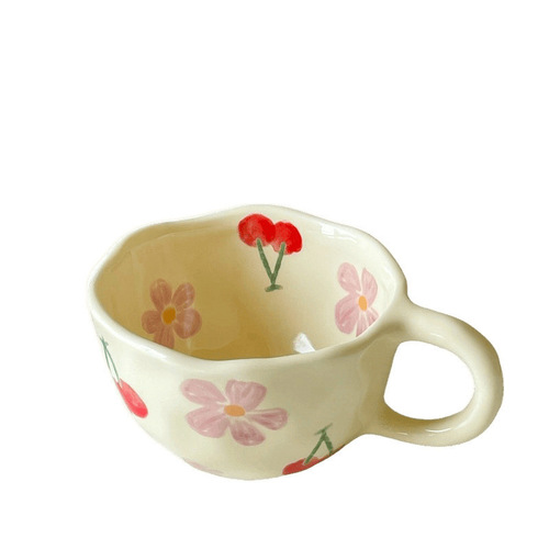 Couple Cup Summer Autumn Cups Water Cup Office Coffee Cup Mug Korean Style Ceramic for Women
