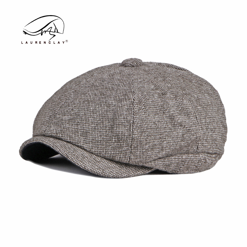 Unisex kapa Ženska jesenska vintage beretka Zimska zadebljana topla kapa Osmerokutni šešir Muški slikarski šešir_voghion.com