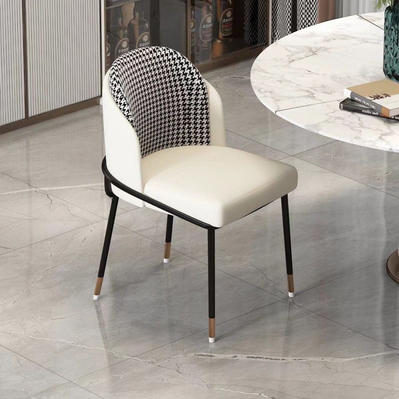 이중 나무 등받이-흰색 고양이 발톱 방지 하운드