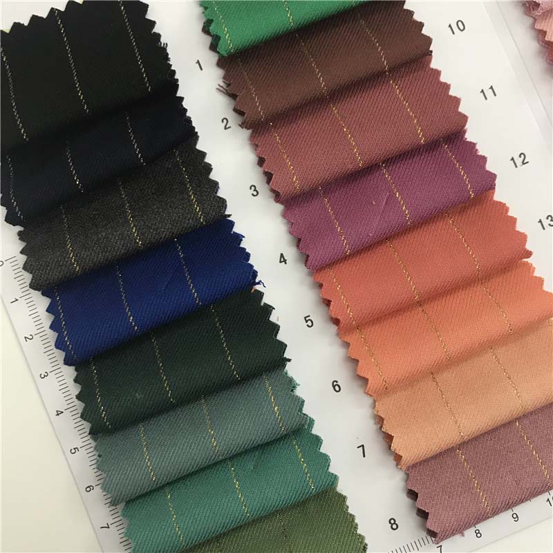 TR金丝制服呢 32个颜色现货供应厂家直销职业装工装面料3441910