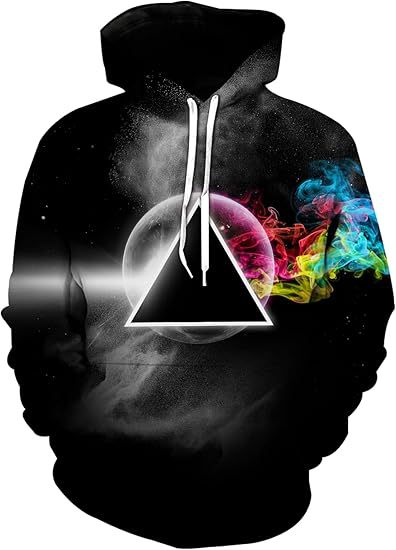 Europa y América AliExpress venta caliente transfronteriza 3D impresión digital hombres sueltos de manga larga con cordón bolsa de parche suéter con capucha en stock