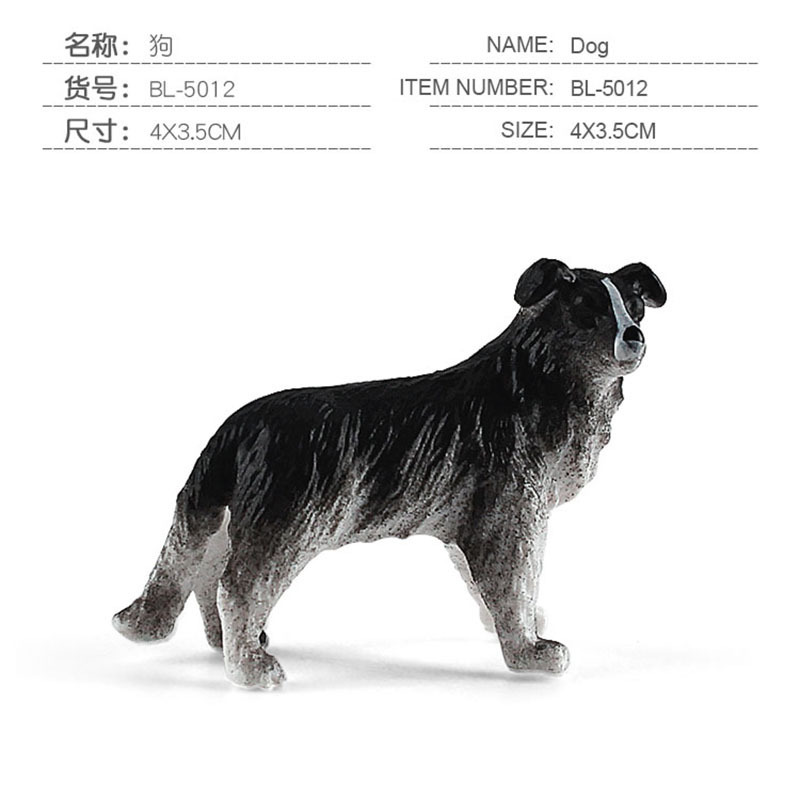 Simulación Granja modelo de juguete mini pollo pato ganso ganado ovejas aves de corral modelo Pequeño Animal Modelo En Miniatura Traje transfronterizo