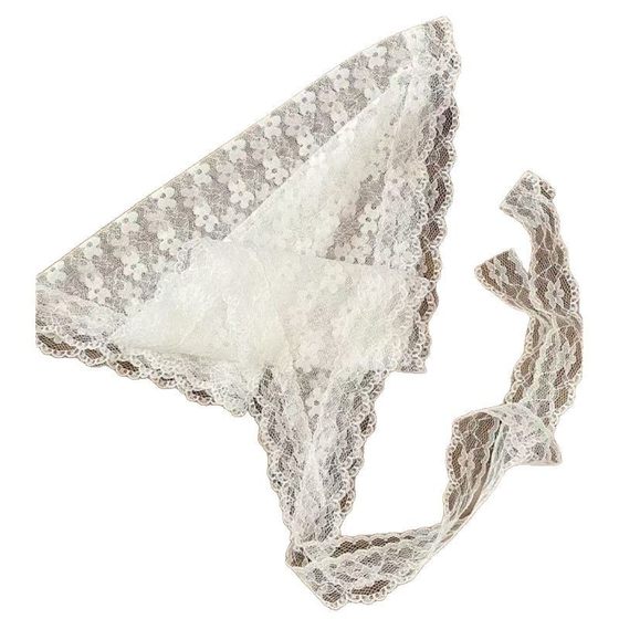 Tie on waist silk scarf dress waist scarf all-match fart curtain lace triangle turban waist seal belt with skirt strap