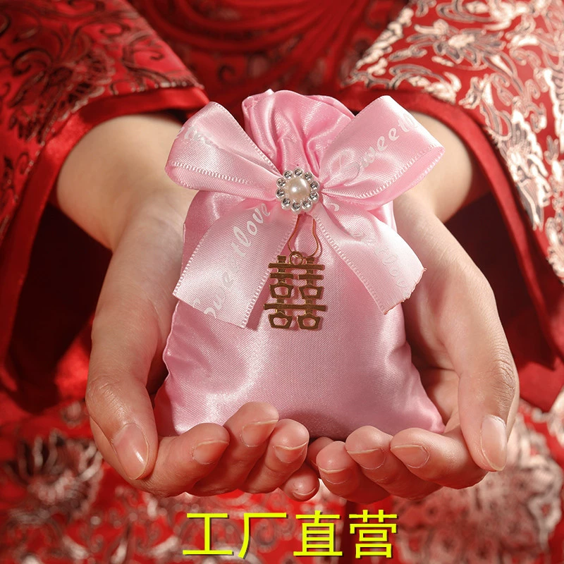 Новый свадебный мешок конфет марлевый мешок свадебный банкет коробка конфет упаковка обратно Подарочная сумка Пзготовителей