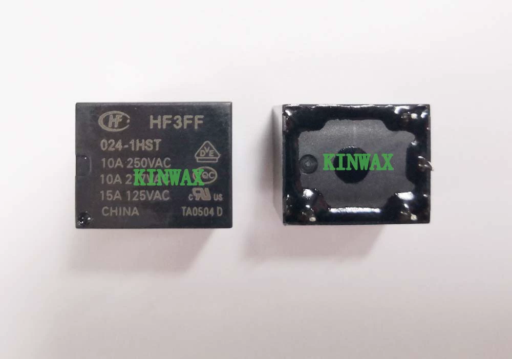 Оригинальный реле Xiamen HF JQC-3FF-005-1HS (551) 4-контактное 5V часто открыто 10A 5VDC